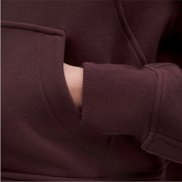 lululemon scuba goodnight plum oversized half zip hoodie - Picture 3 of 5